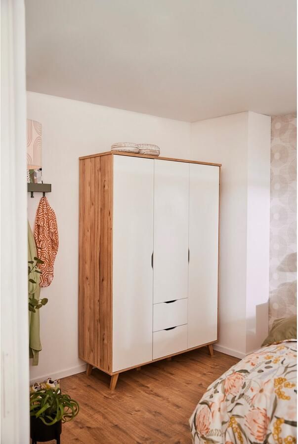 FORTE Draaideurkast Vankka OTTOs keuze kledingkast veel opbergruimte Made in Europe met planken + garderobestang + laden greeploos - Foto 10