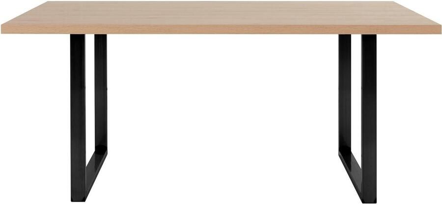 FORTE Eettafel Breedte 160 cm beugelonderstel in industriële look - Foto 6