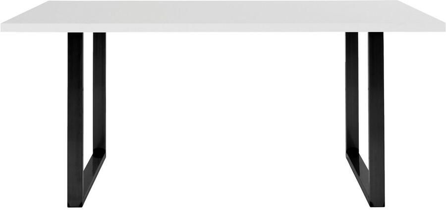FORTE Eettafel Breedte 160 cm beugelonderstel in industriële look - Foto 7