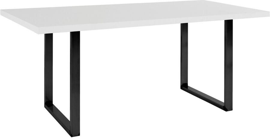 FORTE Eettafel Breedte 160 cm beugelonderstel in industriële look - Foto 5