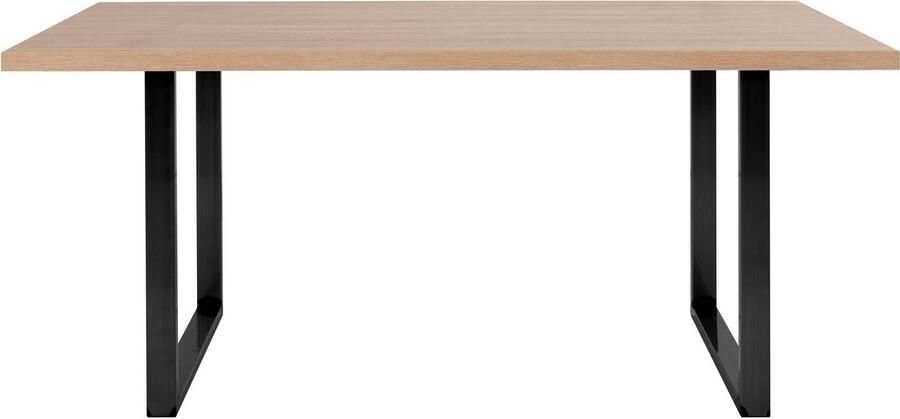 FORTE Eettafel Breedte 160 cm beugelonderstel in industriële look - Foto 6