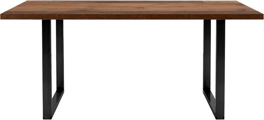 FORTE Eettafel Breedte 160 cm beugelonderstel in industriële look - Foto 6