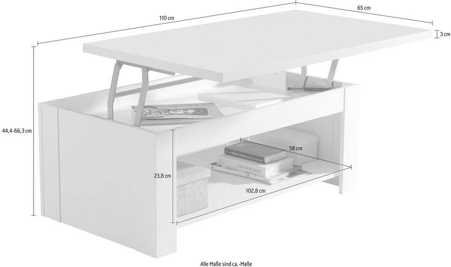 FORTE Salontafel Breedte 110 cm - Foto 6