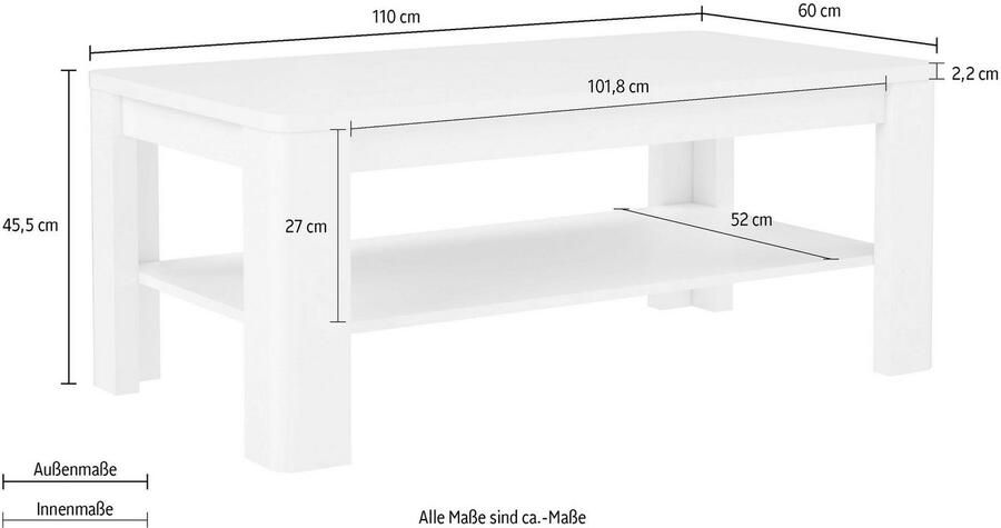 Home24 Salontafel Nabela loftscape - Foto 2