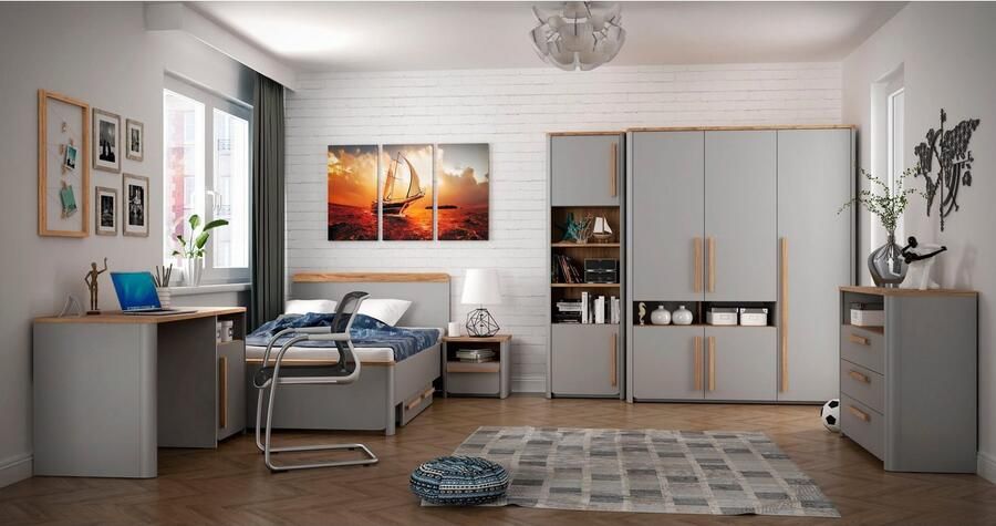 FORTE Draaideurkast Surfino met 2 open vakken - Foto 5