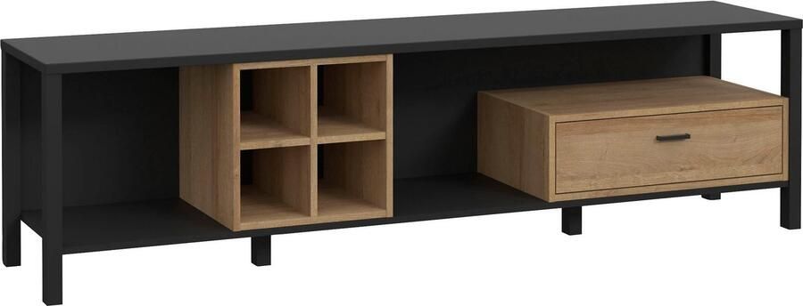 FORTE Tv-meubel High Rock TV-kast TV-bord breedte ca. 181 cm - Foto 5