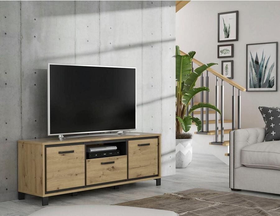 FORTE Tv-meubel Trondheim Breedte 158 cm - Foto 4