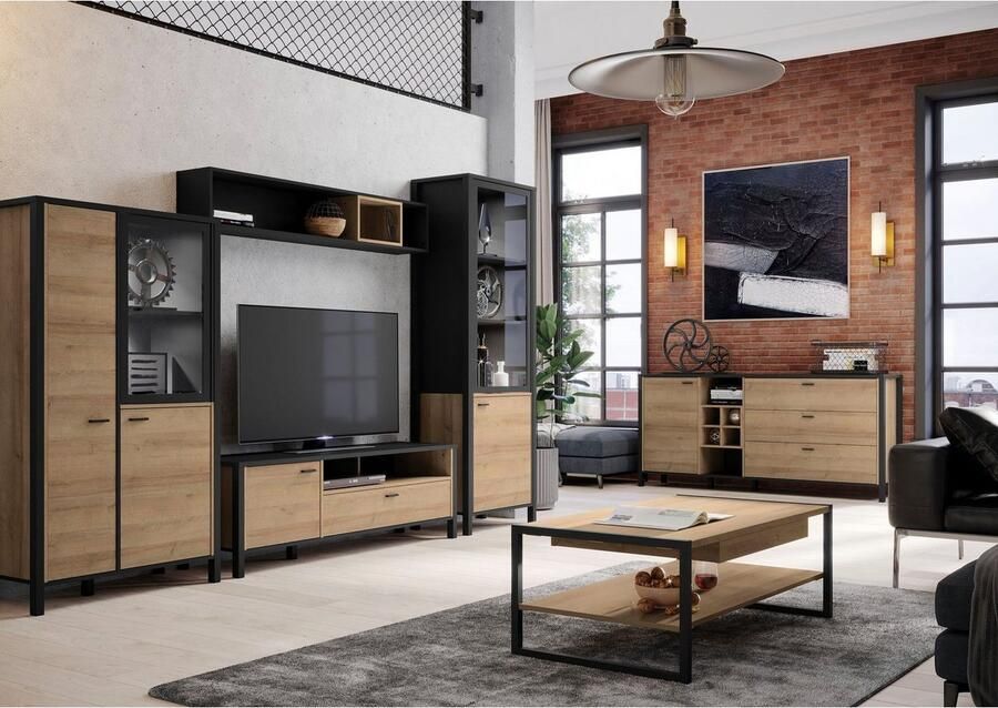 FORTE Vitrinekast High Rock Hoogte ca. 152 cm - Foto 2