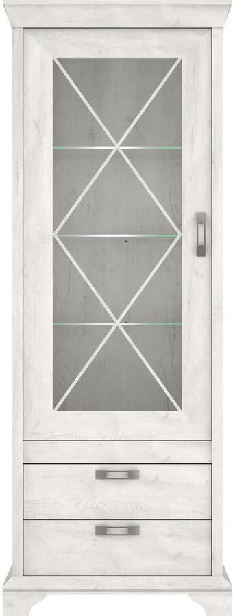 FORTE Vitrinekast Kashmir Breedte 78 cm inclusief ledverlichting - Foto 8