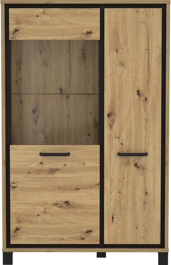 FORTE Vitrinekast Trondheim Hoogte 161 cm - Foto 5