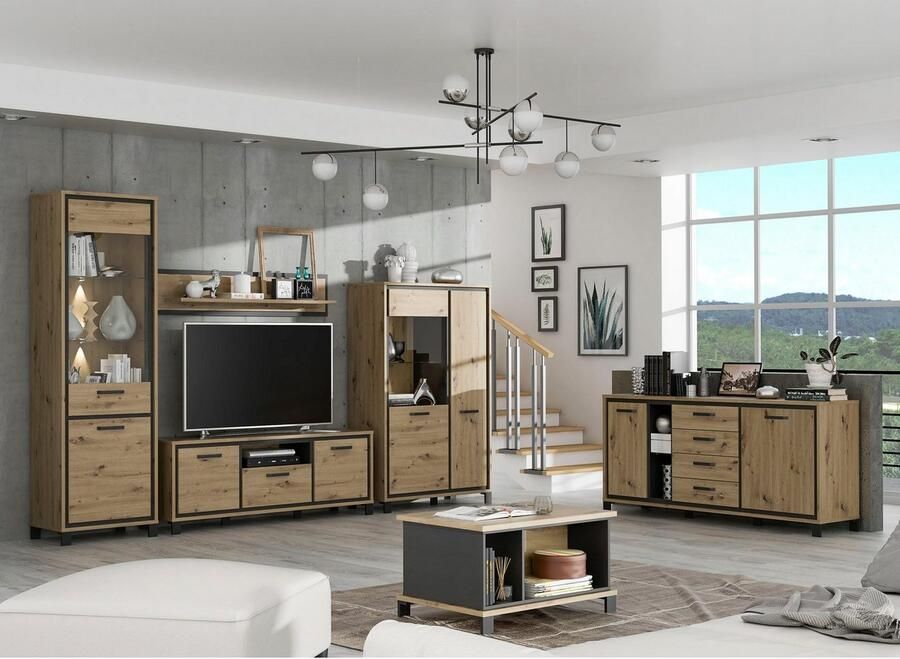 FORTE Tv-meubel Trondheim Breedte 158 cm - Foto 5