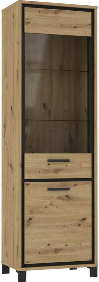 Home24 Staande vitrinekast Egan Red Living - Foto 5