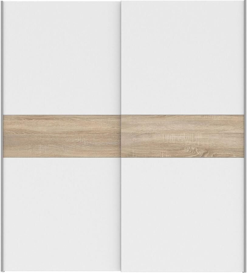 FORTE Zweefdeurkast Longline gemaakt in Europa 2 schuifdeuren modern ontwerp - Foto 3