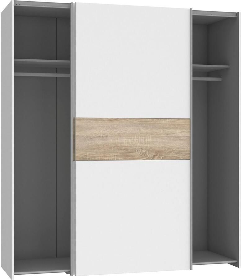 FORTE Zweefdeurkast Longline gemaakt in Europa 2 schuifdeuren modern ontwerp - Foto 7