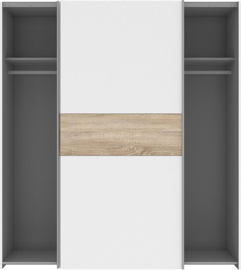 FORTE Zweefdeurkast Longline gemaakt in Europa 2 schuifdeuren modern ontwerp - Foto 5