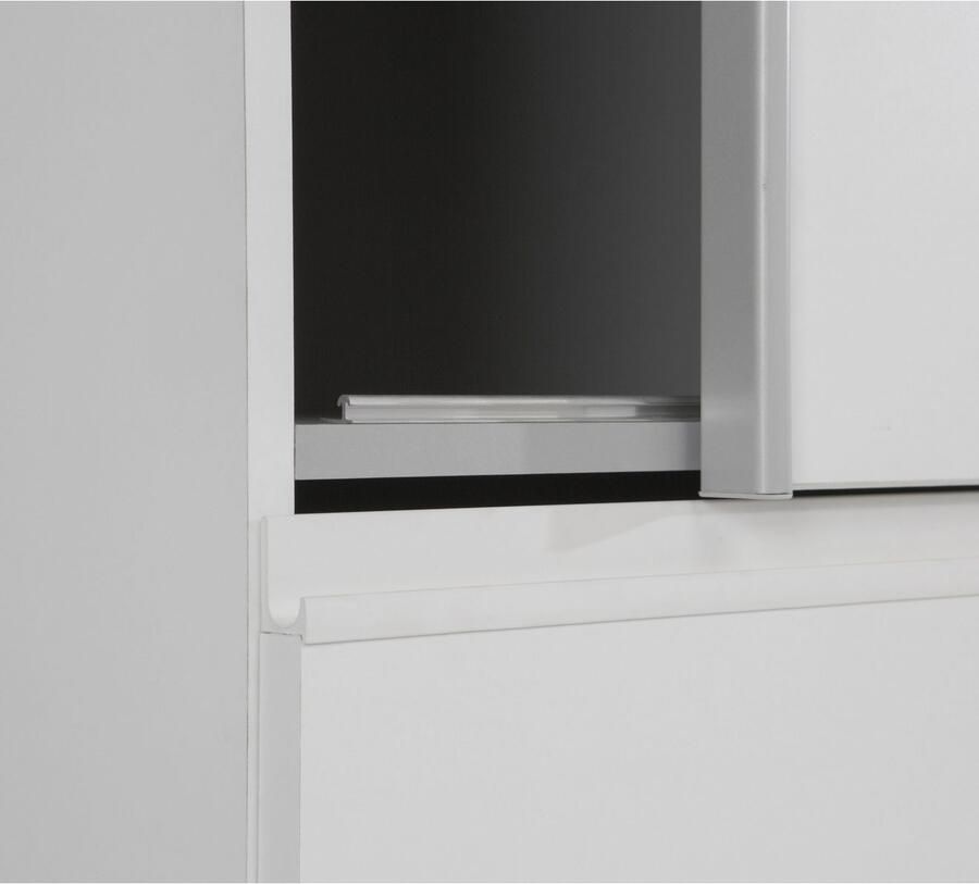 FORTE Zweefdeurkast Winn schuifdeurkast met 3 lades gemaakt in Europa verschillende maten en kleuren zeer veel bergruimte - Foto 5