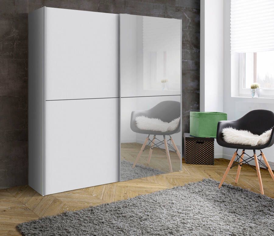 FORTE Zweefdeurkast White Kiss OTTOs Choice Made in Europe ideaal voor kleine ruimtes