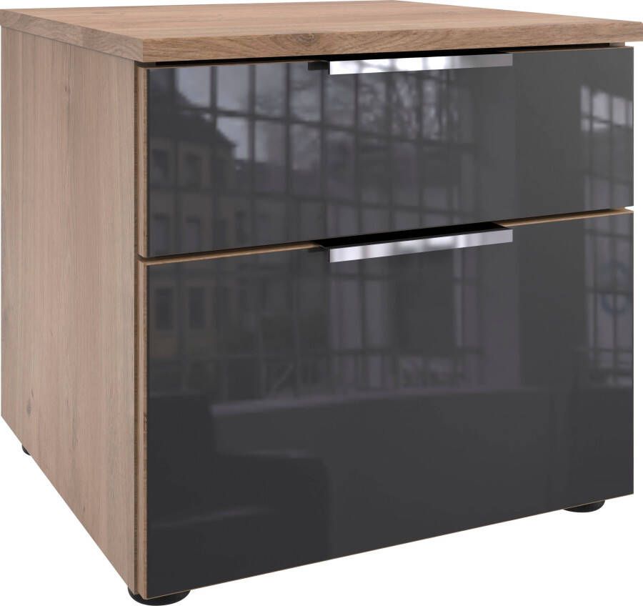 Wimex Nachtkastje Level36 C by fresh to go Nachtkastje met glazen elementen aan de voorkant soft-close functie - Foto 6