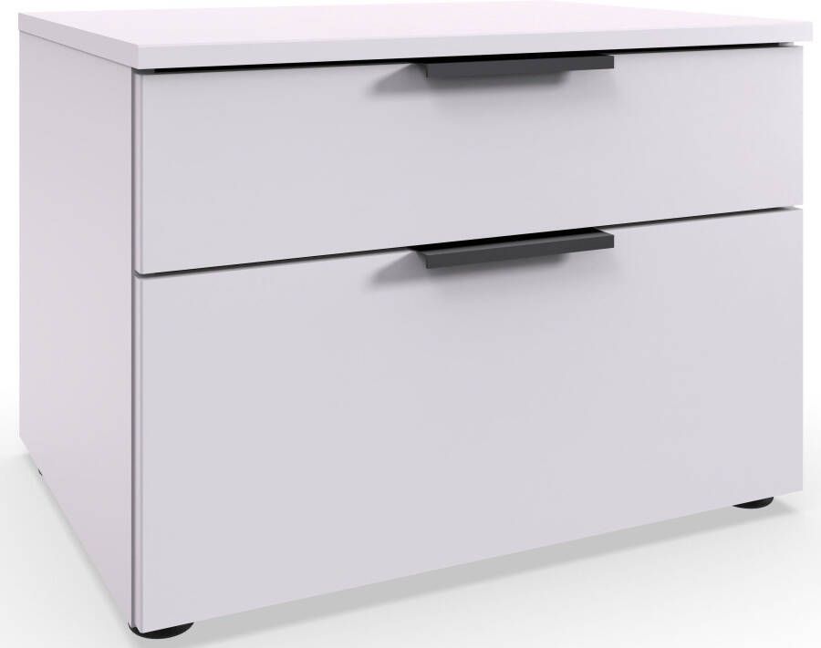 Wimex Nachtkastje Level by fresh to go 2 lades met soft-close functie 54 cm breed 39 cm hoog