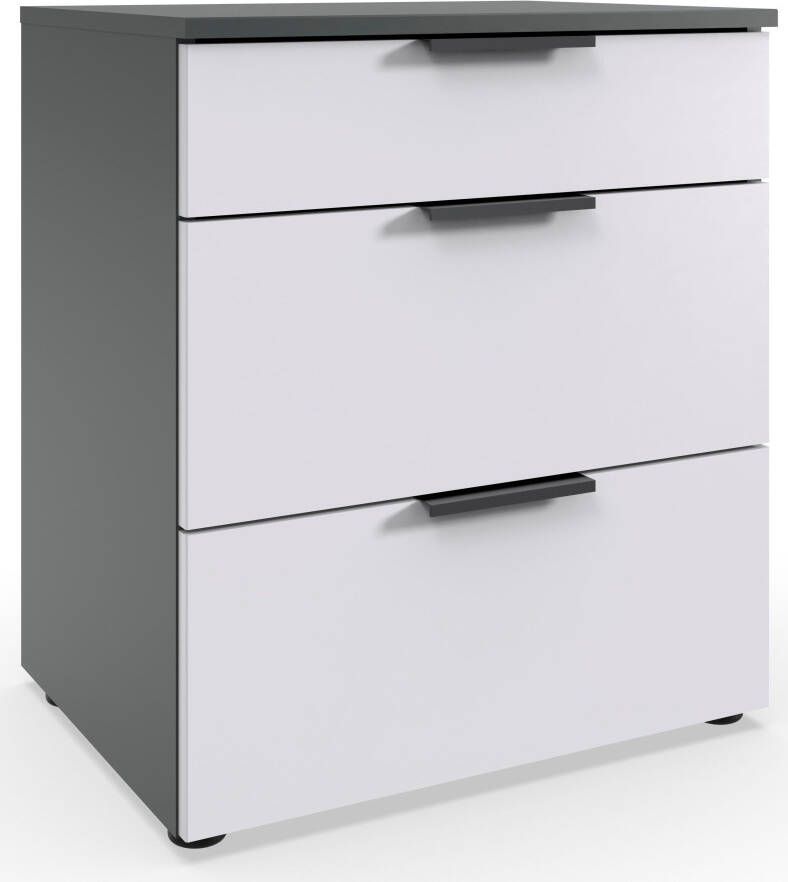 Wimex Nachtkastje Level by fresh to go 3 lades met soft-close functie 54 cm breed 61 cm hoog - Foto 6