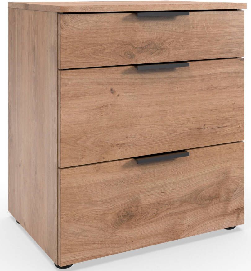 Wimex Nachtkastje Level by fresh to go 3 lades met soft-close functie 54 cm breed 61 cm hoog - Foto 6