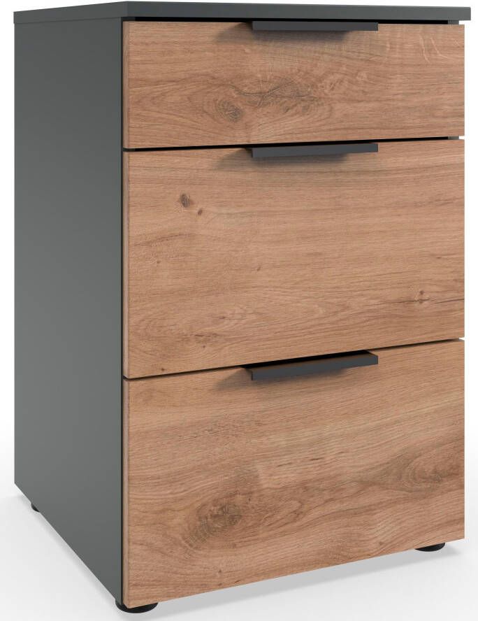 Wimex Nachtkastje Level by fresh to go 3 lades met soft-close functie 41 cm breed 61 cm hoog - Foto 6