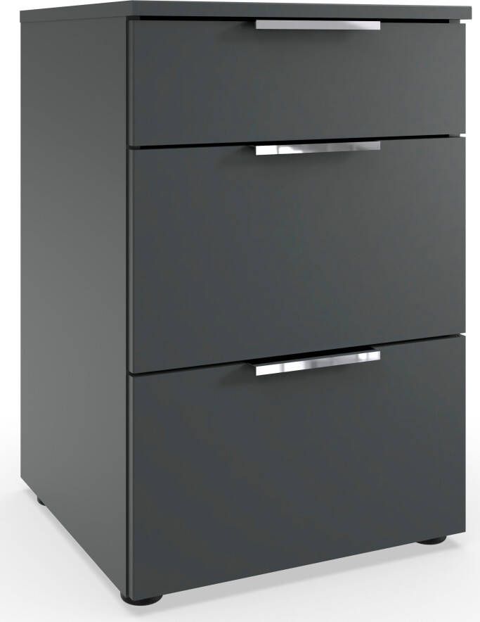 Wimex Nachtkastje Level by fresh to go 3 lades met soft-close functie 41 cm breed 61 cm hoog