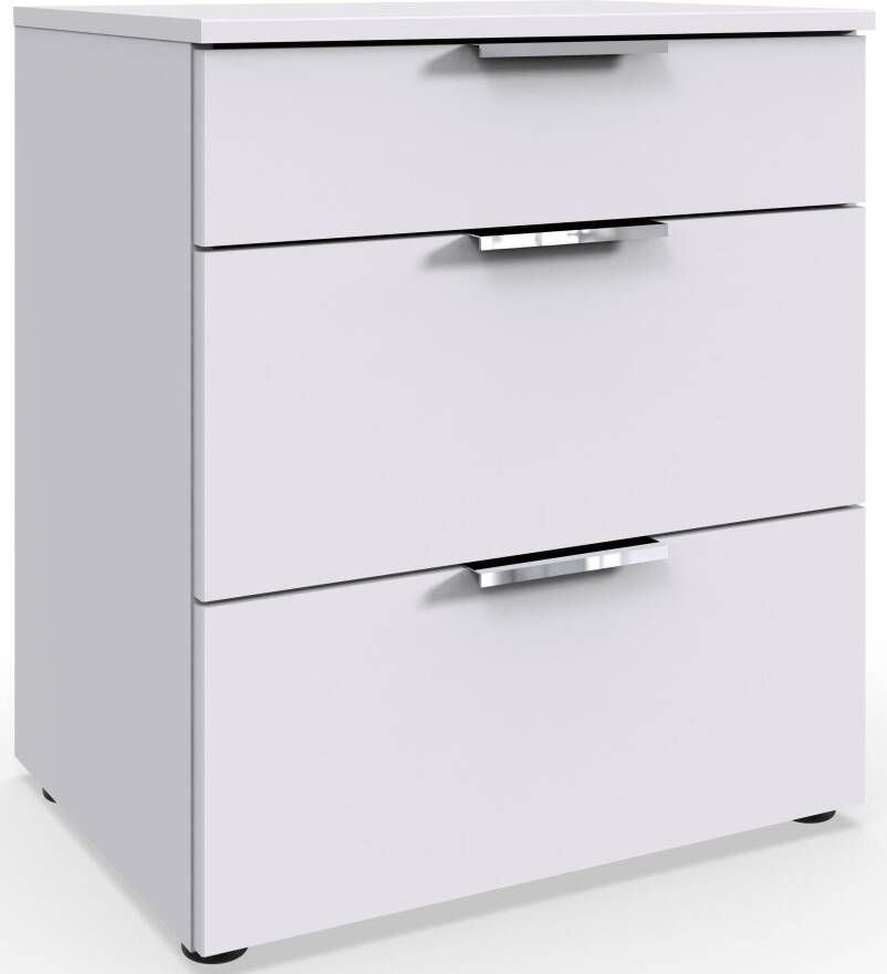 Wimex Nachtkastje Level by fresh to go 3 lades met soft-close functie 54 cm breed 61 cm hoog