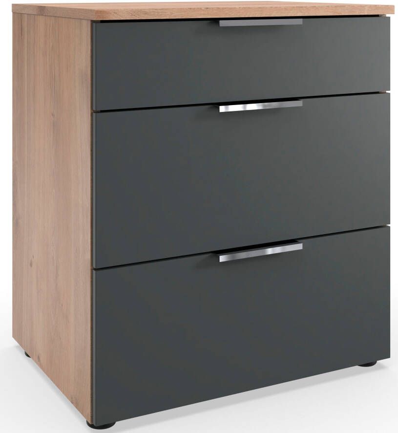 Wimex Nachtkastje Level by fresh to go 3 lades met soft-close functie 54 cm breed 61 cm hoog - Foto 6
