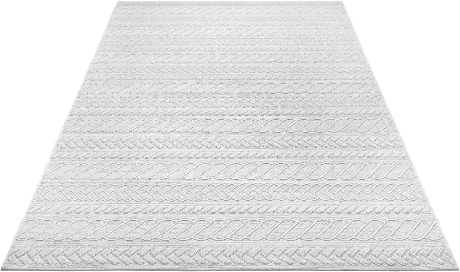 Freundin Home Collection Design-vloerkleed Somba Platweefsel geschikt voor binnen en buiten macramé look balkon terras tuin woonkamer robuust gemakkelijk in onderhoud - Foto 2