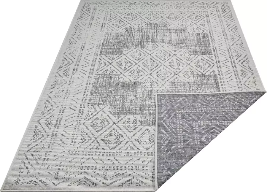 Freundin Home Collection Vloerkleed Gaia Geschikt voor binnen en buiten slijtvast en gemakkelijk in onderhoud platweefsel