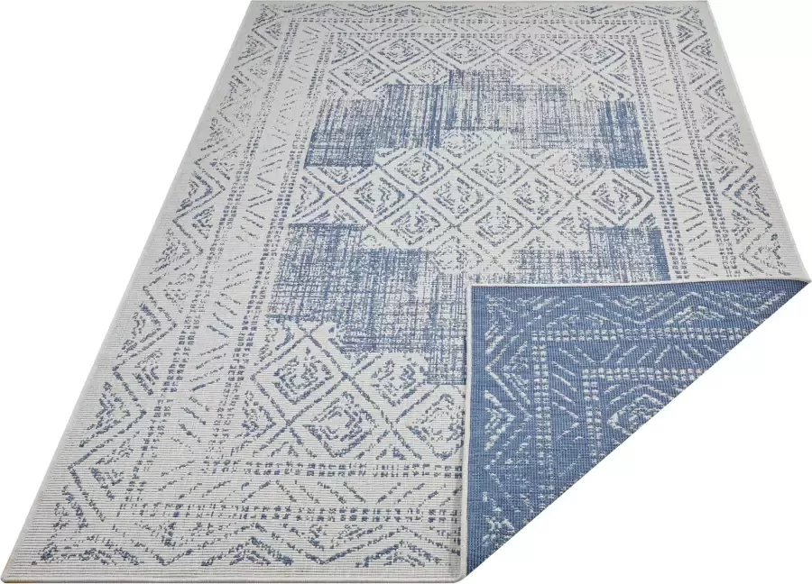 Freundin Home Collection Vloerkleed Gaia Geschikt voor binnen en buiten woonkamer balkon terras tuin slijtvast en gemakkelijk in onderhoud platweefsel