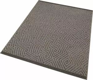 Freundin Home Collection Vloerkleed Sea Geschikt voor binnen en buiten woonkamer balkon terras tuin slijtvast en gemakkelijk in onderhoud platweefsel