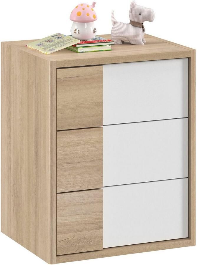 Galipette Babymeubelset Sasha bestaande uit een kledingkast bed plank ladekast bureau & opbergruimte (6-delig) - Foto 12