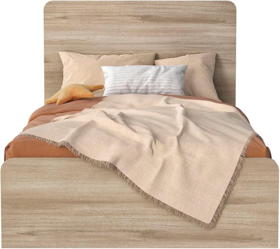 Galipette Babymeubelset Sasha bestaande uit een kledingkast bed plank ladekast bureau & opbergruimte (6-delig) - Foto 3