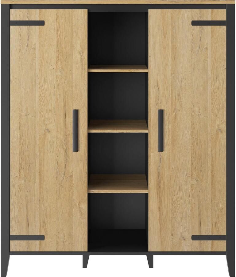 Gami Buffetkast CORK 6 zijplanken 3 middelgrote planken - Foto 2