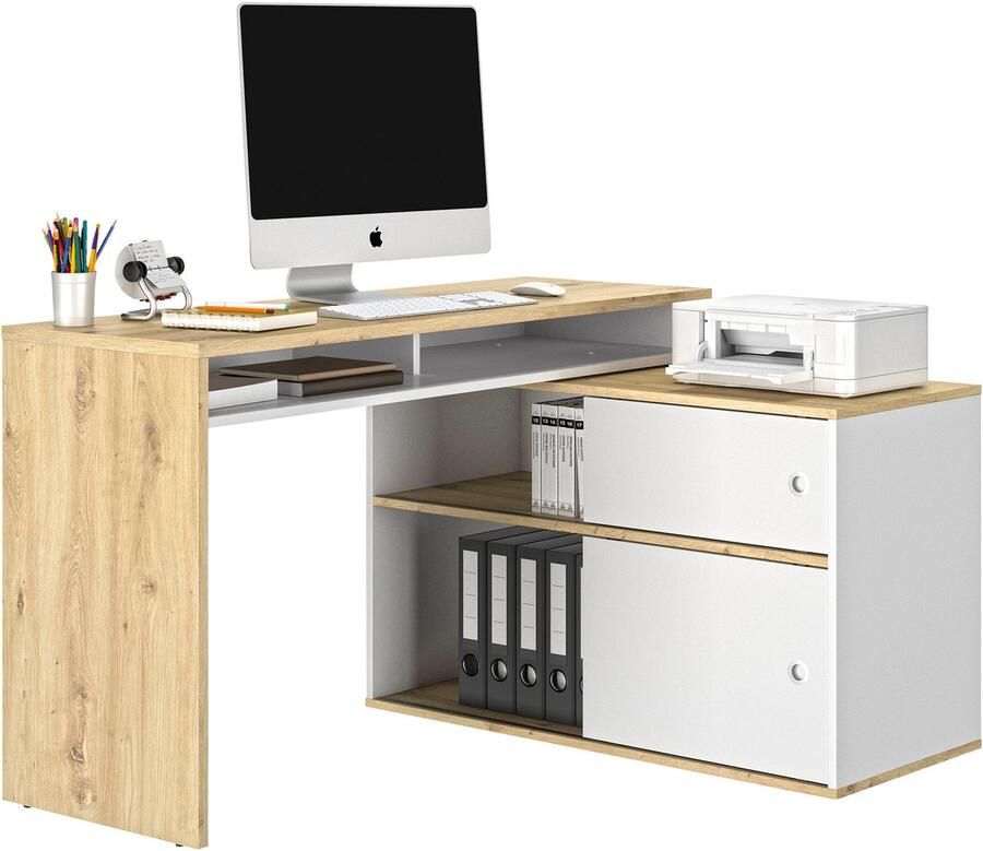 Gami Bureau MODULA Kan op 6 verschillende soorten gepositioneerd worden