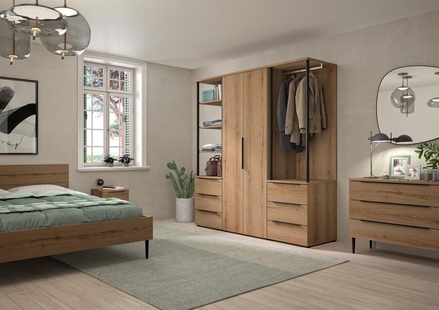 Gami Draaideurkast Kast 2 deuren 1 2 kledingkast 1 2 waskast royaal volume - Foto 4