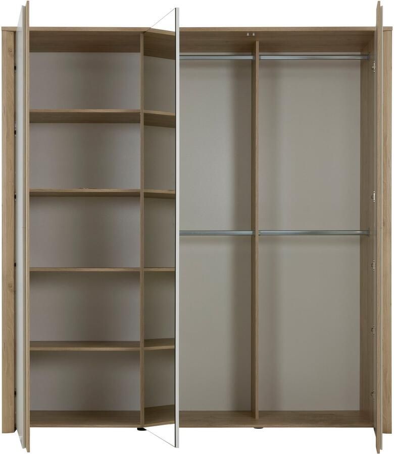 Gami Draaideurkast MANAE 3-deurs kast met spiegel en groot opbervolume - Foto 2