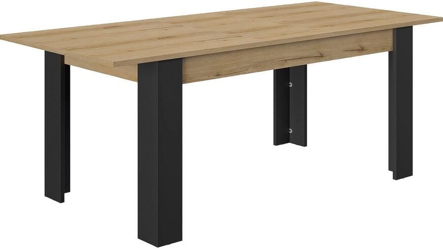 CaliCosy Table rectangulaire 4 pieds 1 allonge L200 cm TRUST - Foto 8