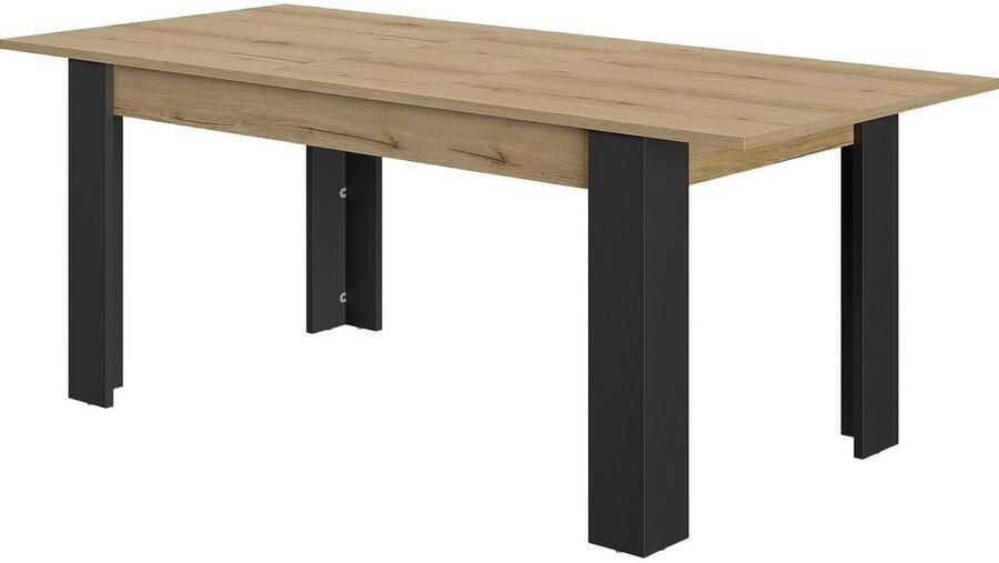CaliCosy Table rectangulaire 4 pieds 1 allonge L200 cm TRUST - Foto 9