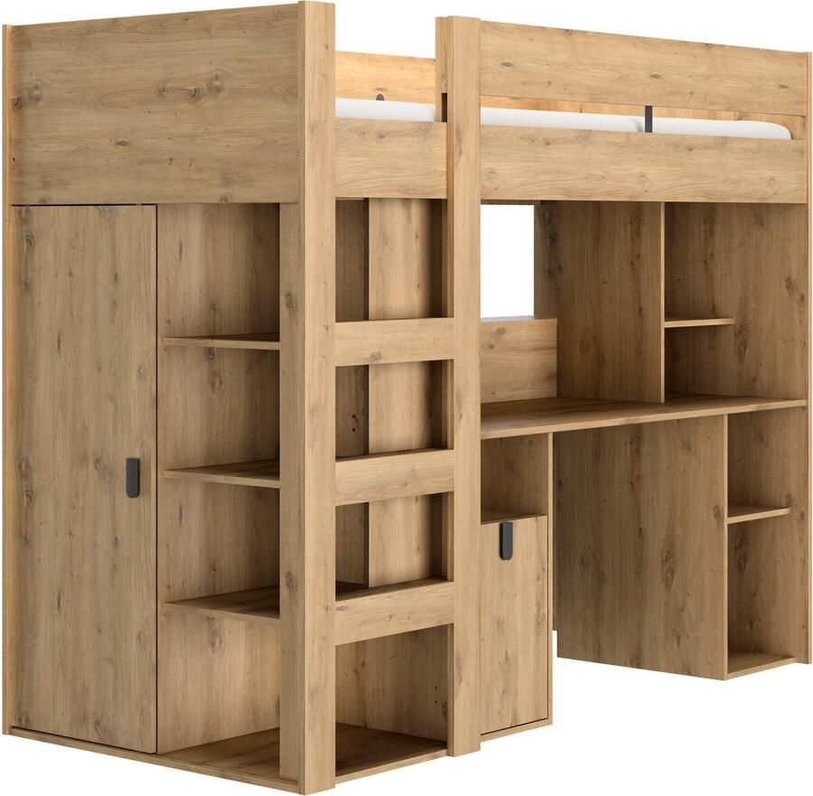 Gautier Lugano Hoogslaper 90x200 Eiken - Foto 7