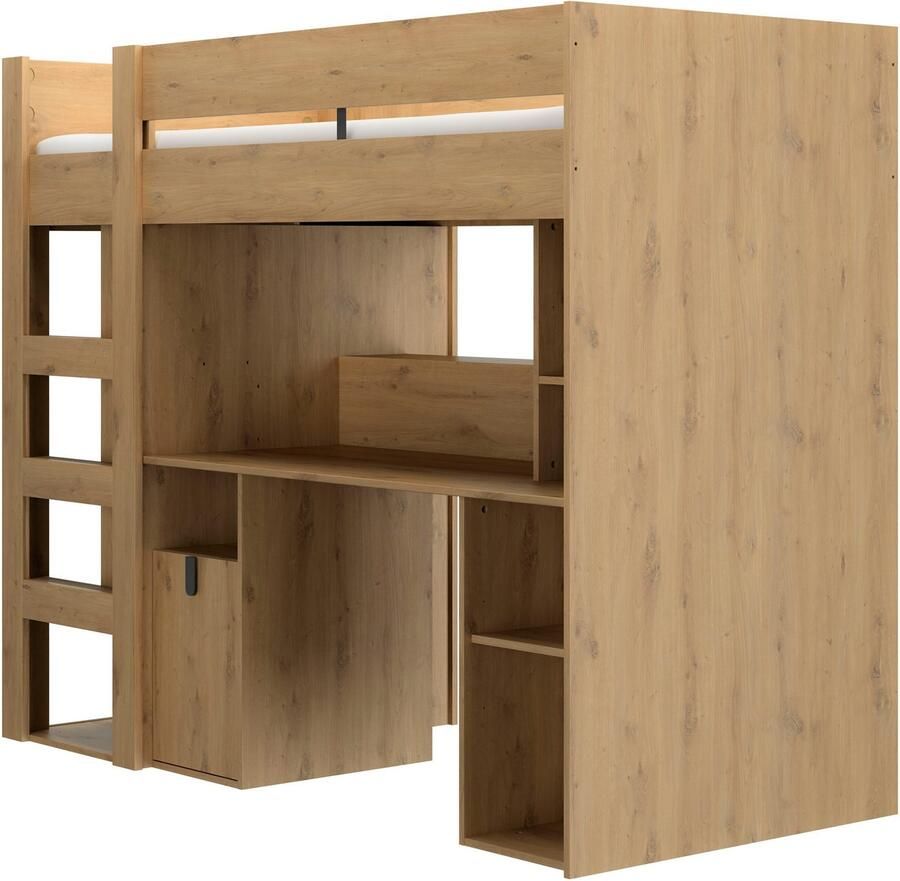 Gautier Lugano Hoogslaper 90x200 Eiken - Foto 3