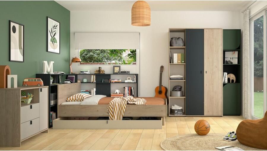 Gami Kinderledikant RITMO Een modern bed dat zich aan elk interieur aanpast - Foto 5