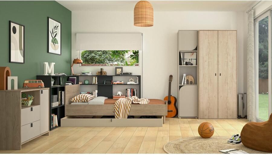 Gami Kinderledikant RITMO Een modern bed dat zich aan elk interieur aanpast - Foto 4