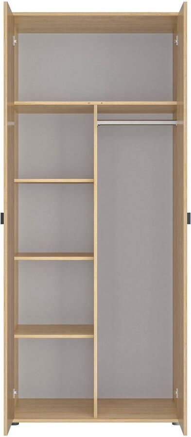 Gami Kledingkast 2-deurs kledingkast een eenvoudige en functionele goed ingerichte kast - Foto 4