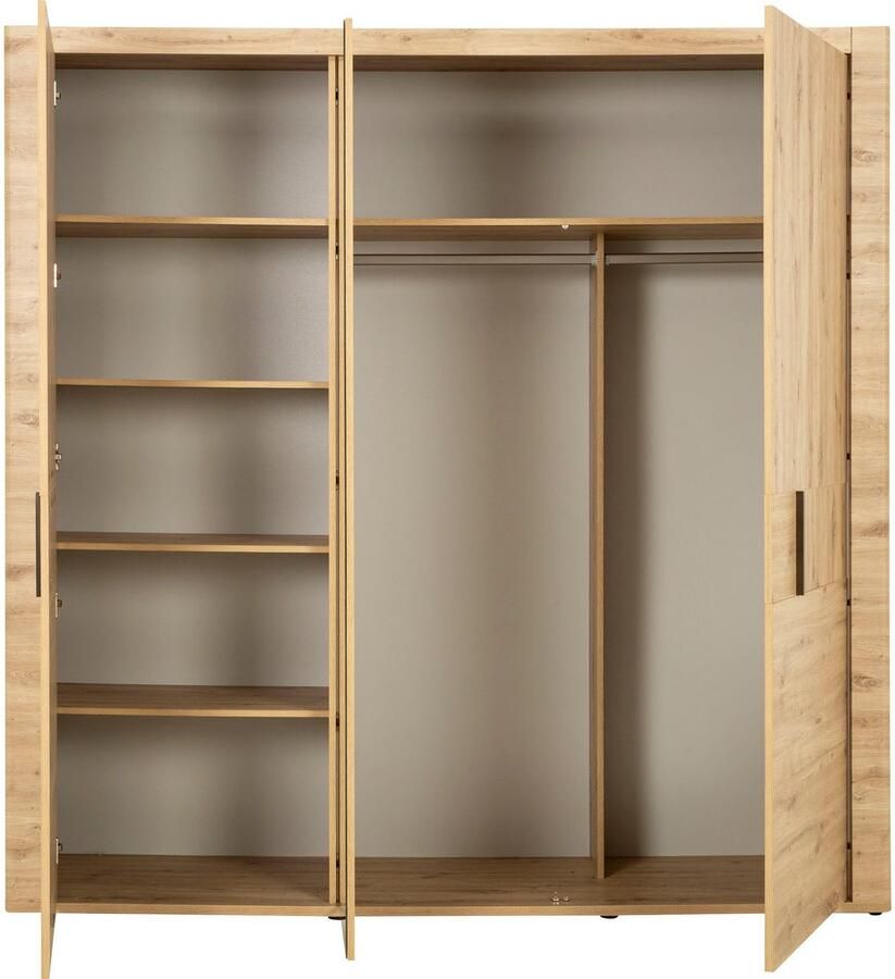 Gami Kledingkast Attitude 220cm met 3 deuren & spiegel eik - Foto 2
