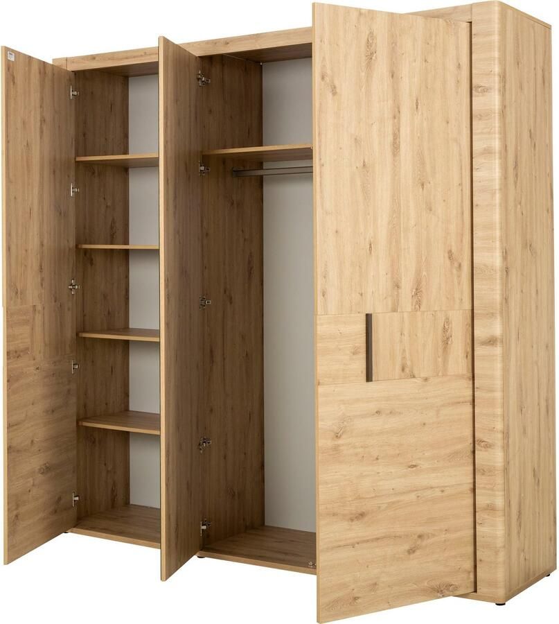 Gami Kledingkast Attitude 220cm met 3 deuren & spiegel eik - Foto 4