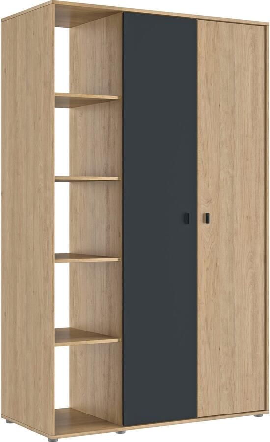 Gami Kledingkast Kast met 2 deuren en bibliotheekunits - Foto 6