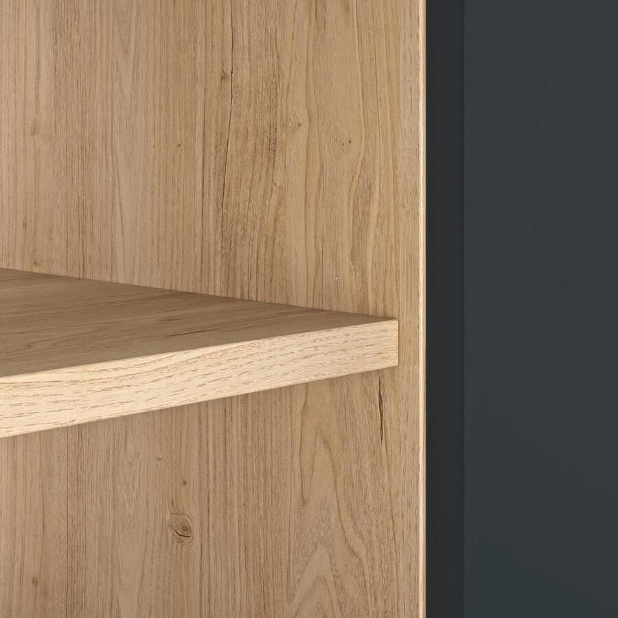 Gami Kledingkast Kast met 2 deuren en bibliotheekunits